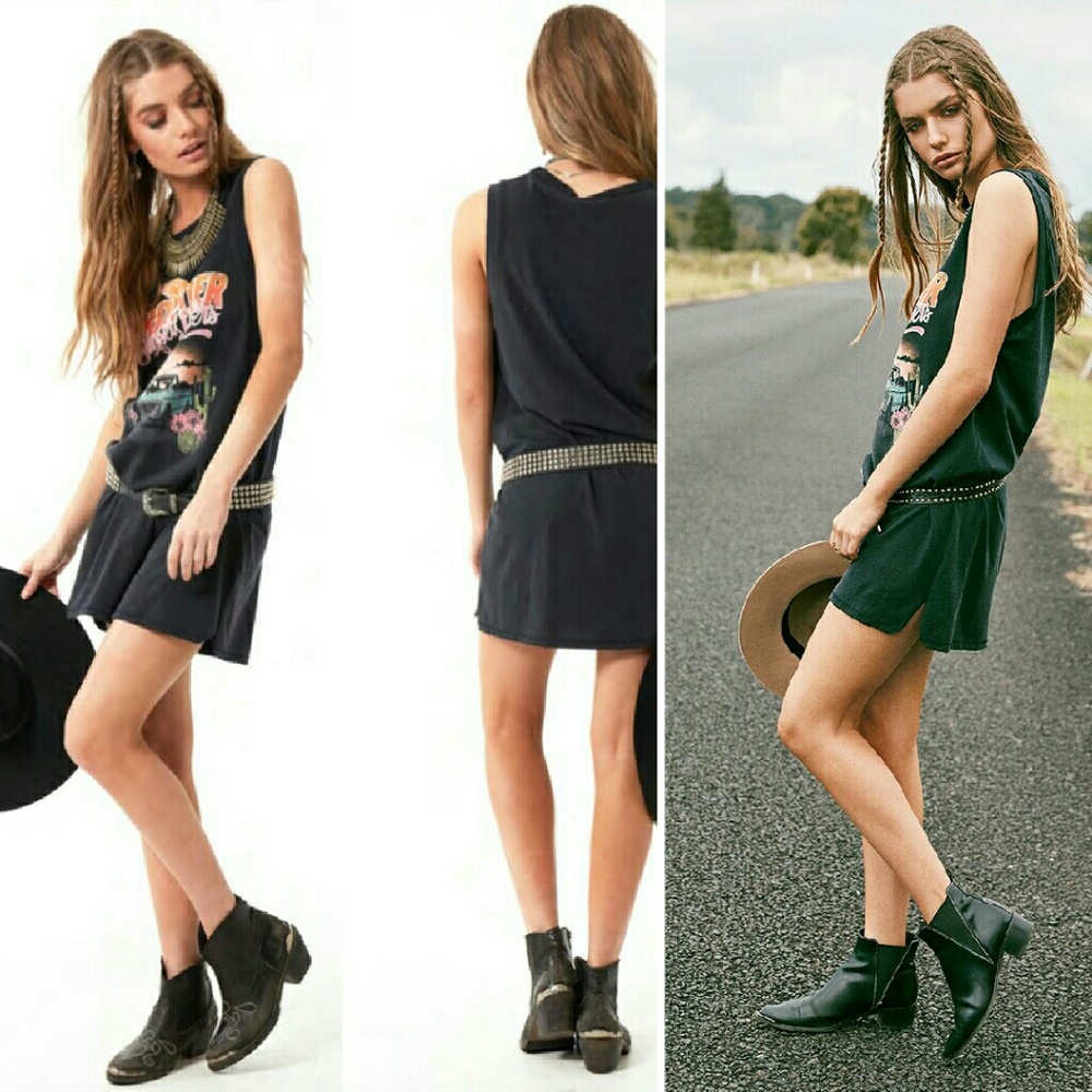 New spell designs sunset riders dress charcoal M - Picture 3 of 7
